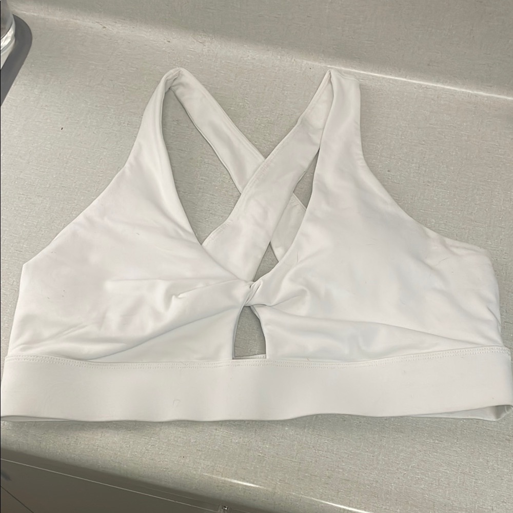 Fabletics White Sports Bra